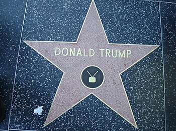 English: This photo depicts Donald Trump's sta...