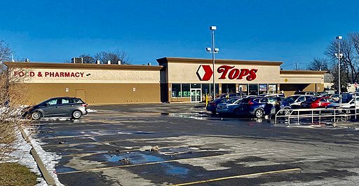 Tops supermarket, site of the May 14 mass shooting. Photo by Andre Carrotflower. Creative Commons Attribution-Share Alike 4.0 International license.