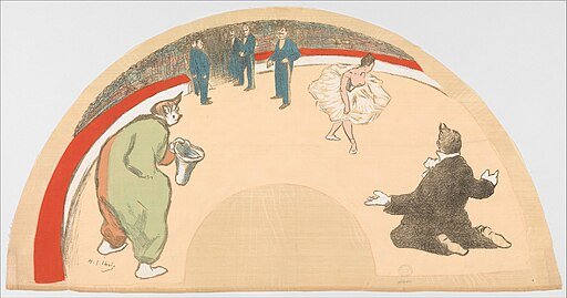 Circus Arena with the Clown and Ballet Dancer MET DP276704