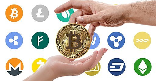 Cryptocurrency logos. By voytek pavlik. Creative Commons CC0 1.0 Universal Public Domain Dedication.