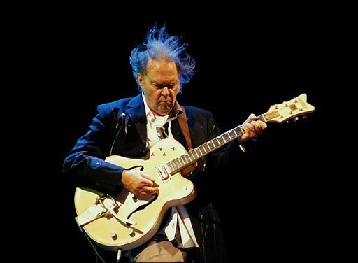 Neil Young, 2012. Photo by Man Alive! Creative Commons Attribution 2.0 Generic license.
