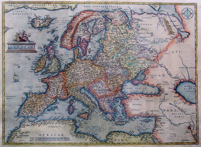 Abraham Ortelius Map of Europe