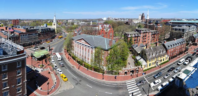 Harvard square harvard yard