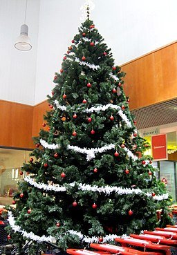 Christmas tree in J. Kärkkäinen