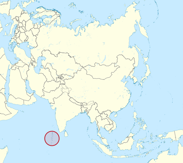 Location maldives