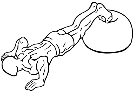 Push-up-with-feet-on-an-exercise-ball-2