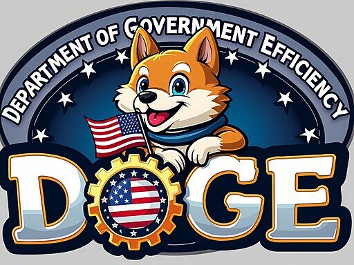 AI-generated image advertising the Department of Government Efficiency, posted by prospective department head Elon Musk