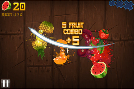 Fruit Ninja (video game, action, arcade) reviews & ratings