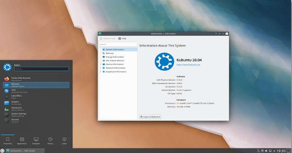 Kubuntu 20.04