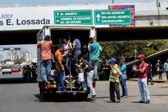 Resultado de imagen para transporte venezuela