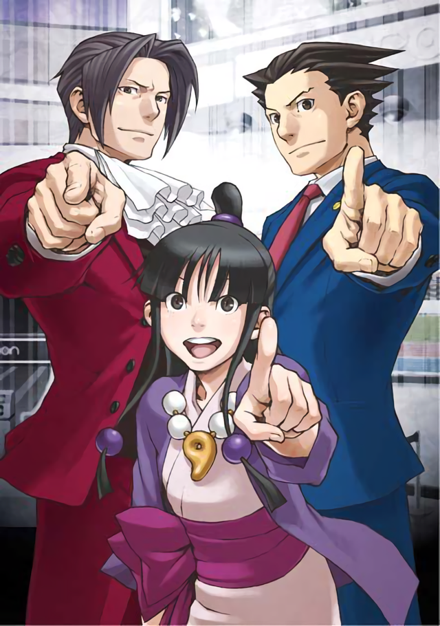 May on X: [Ace Attorney] listening to the trilogy ost, drawing phoenix  wright. as one does  / X