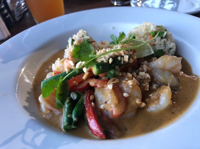 Thai Prawns Closeup