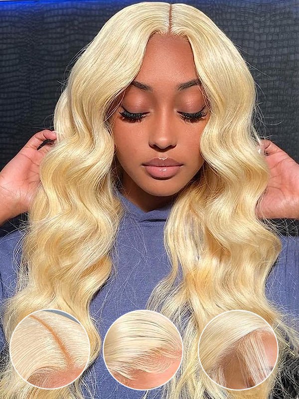 human hair 613 blonde wig