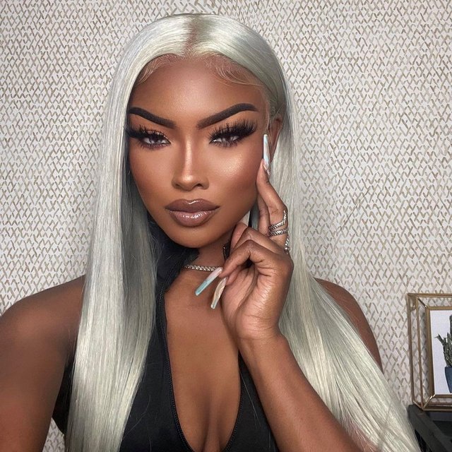 grey human air wigs