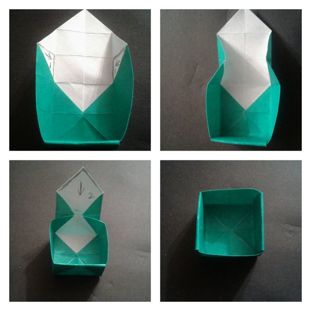 How to fold Origami Gift Box with Lid (Traditional) 