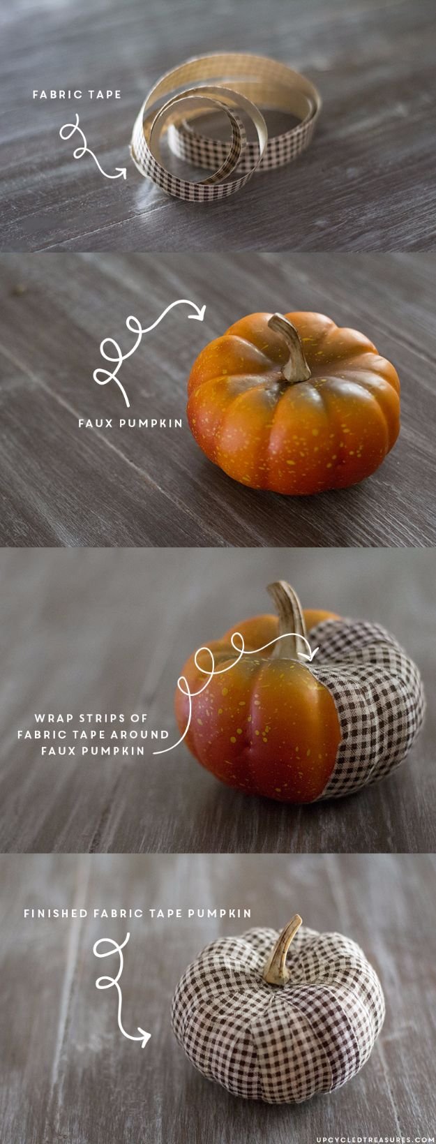 Best Crafts for Fall - DIY Fabric Tape Pumpkin - DIY Mason Jar Ideas, Dollar Store Crafts, Rustic Pumpkin Ideas, Wreaths, Candles and Wall Art, Centerpieces, Wedding Decorations, Homemade Gifts, Craft Projects with Leaves, Flowers and Burlap, Painted Art, Candles and Luminaries for Cool Home Decor - Quick and Easy Projects With Step by Step Tutorials and Instructions http://diyjoy.com/best-crafts-for-fall