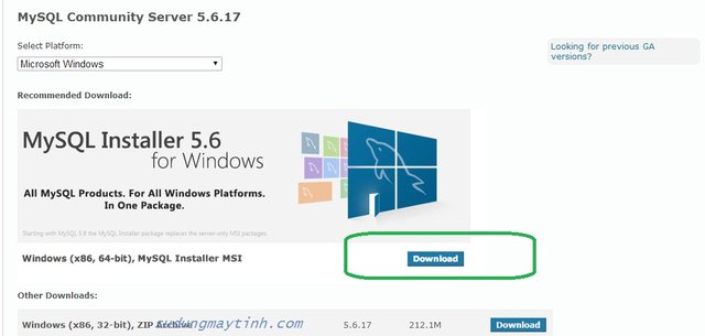 Cài đặt MySQL trong Windows Server 2008 R2