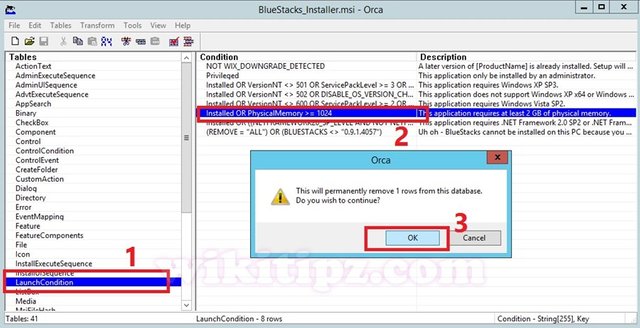 Sửa file MSI cho phép Cài BlueStack trên máy tính < 2GB RAM