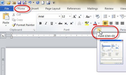 Hướng dẫn thay đổi font chữ mặc định trong Microsoft Word 2010