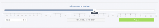 Buying on Hashflare