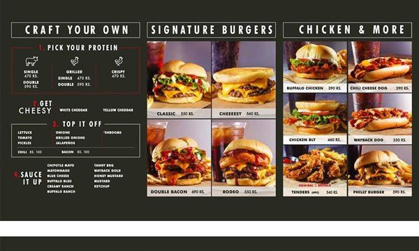 Wayback Burgers Pakistan: Location, Menu, Costs — Steemit