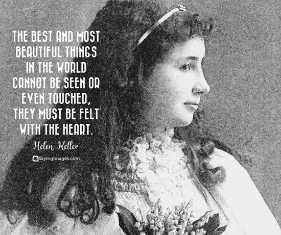 helen keller motivational quote