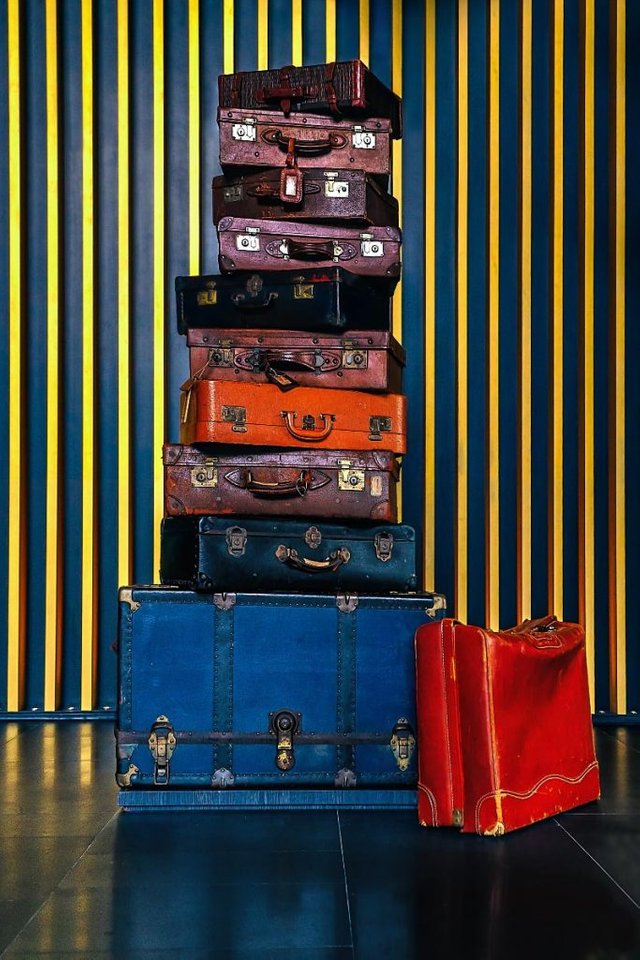 old suitcases