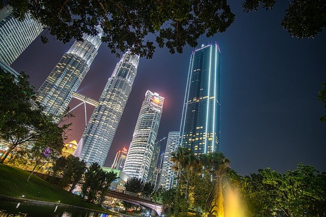 Petronas towers and Four Seasons KL