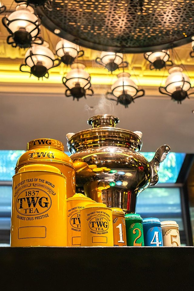 TWG tea display