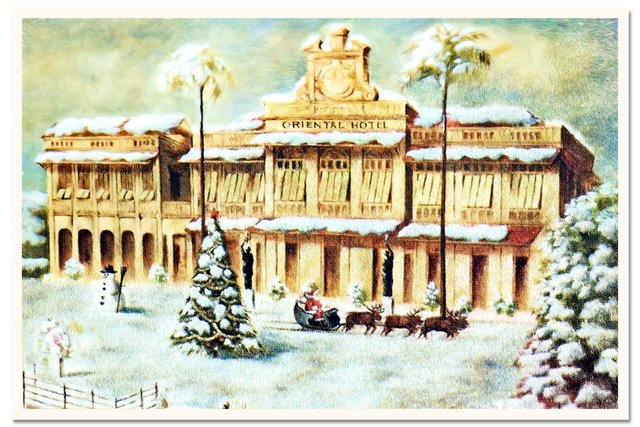 Oriental Bangkok Postcard: 1996 Christmas