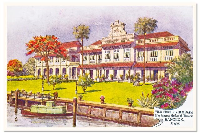 Oriental Bangkok Postcard 1922