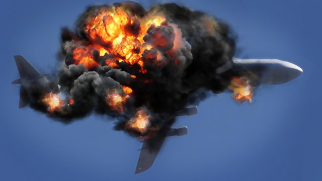 plane explosion