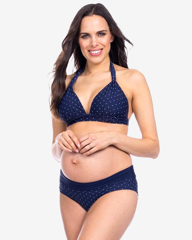 Adjustable Polka Dot Maternity Bikini Seraphine