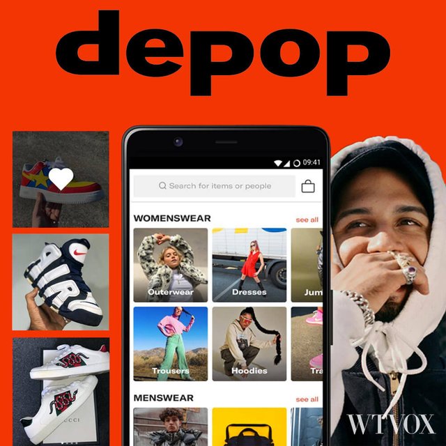 Depop online thrift store