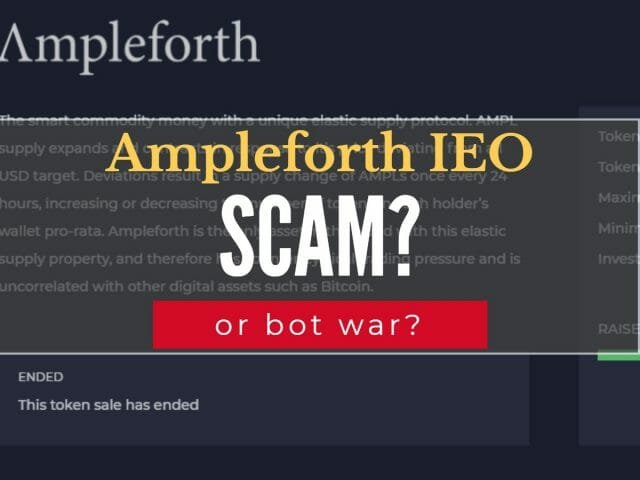 Ampleforth IEO - was it a scam 