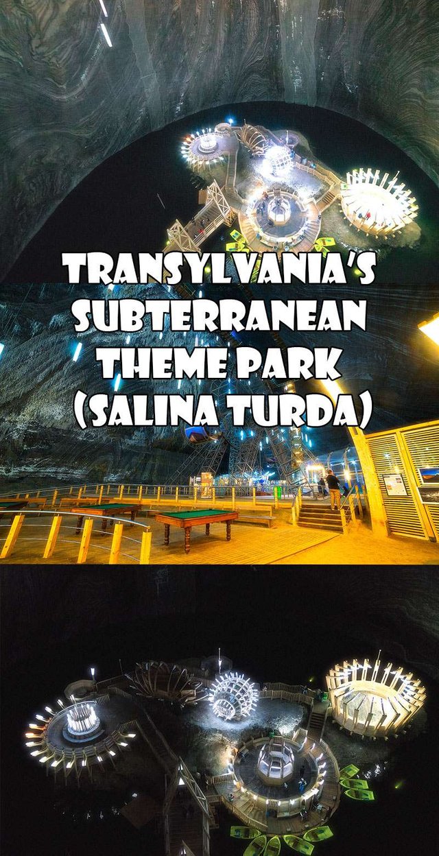 Transylvania’s Subterranean Theme Park (Salina Turda)