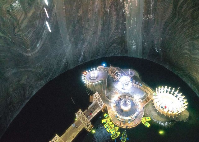 Salina Turda Salt Lake and Alien Platform