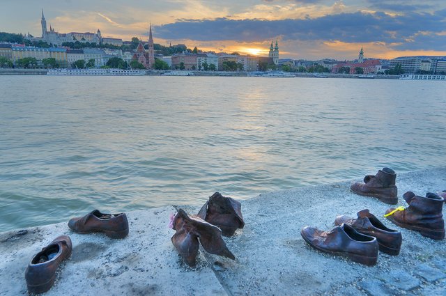 Shoes at the Banks of the Danube