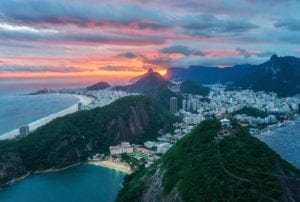 Sugarloaf Mountain View in Rio de Janeiro Brazil