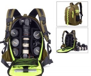 best camera bag for travel Abonnyc DRLBP-CZ Waterproof Anti-shock Backpack