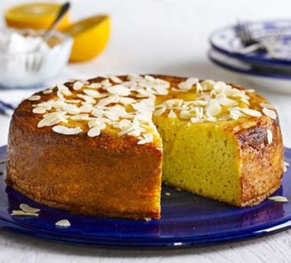 Moroccan orange & cardamom cake