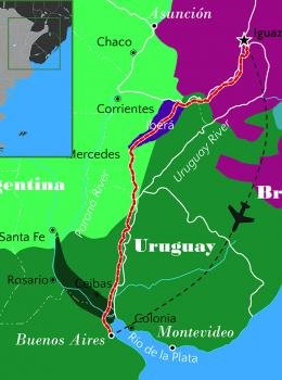 Parana River South America Map – Interactive Map