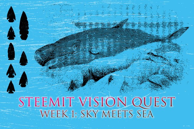 Steemit Vision Quest - Week 1: Sky Meets Sea