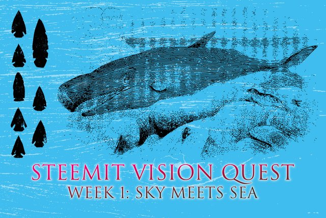 Steemit Vision Quest - Sky Meets Sea