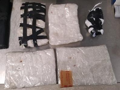 Agents seized nearly $10K worth of meth from a smuggling vehicle 