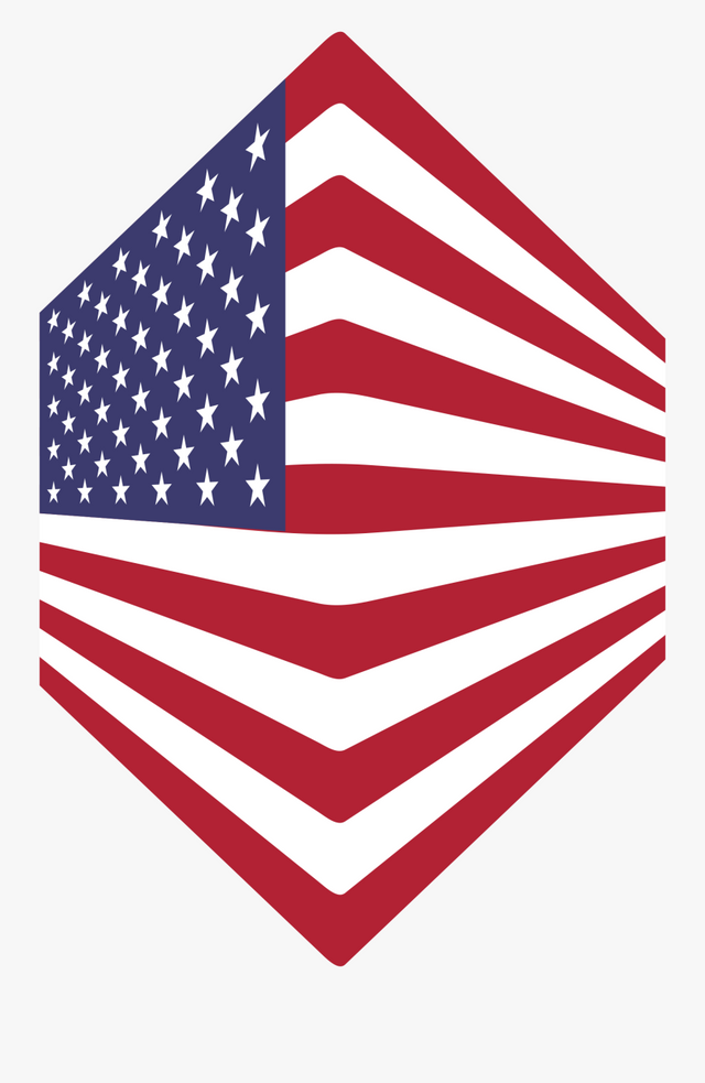 America Usa Flag Perspective 2 Clip Arts - Stock Exchange, Transparent Clipart