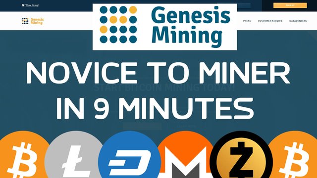 Genesis Mining: Novice to miner in 9 minutes 