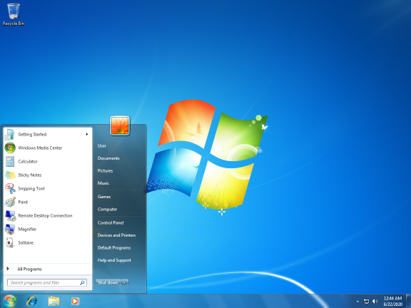 Windows 7 Desktop