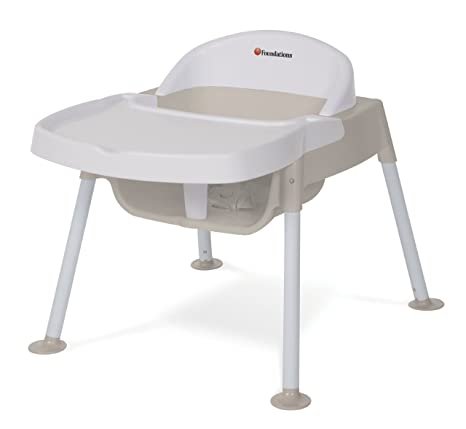 2020 Foundations Secure Sitter Feeding Chair 9" Seat Height, White/Tan JPG