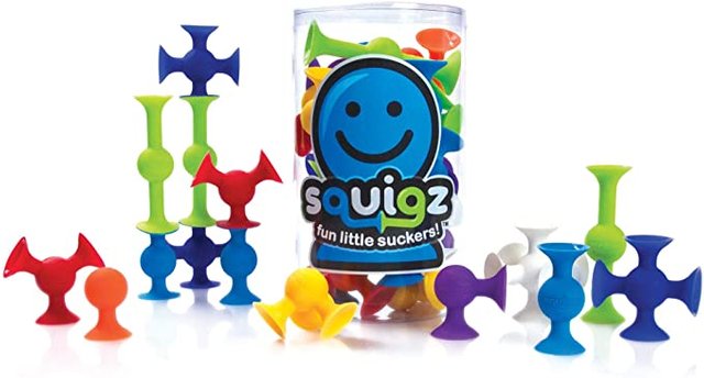 Fat Brain Toys Squigz Starter Set, 24 Piece Photo